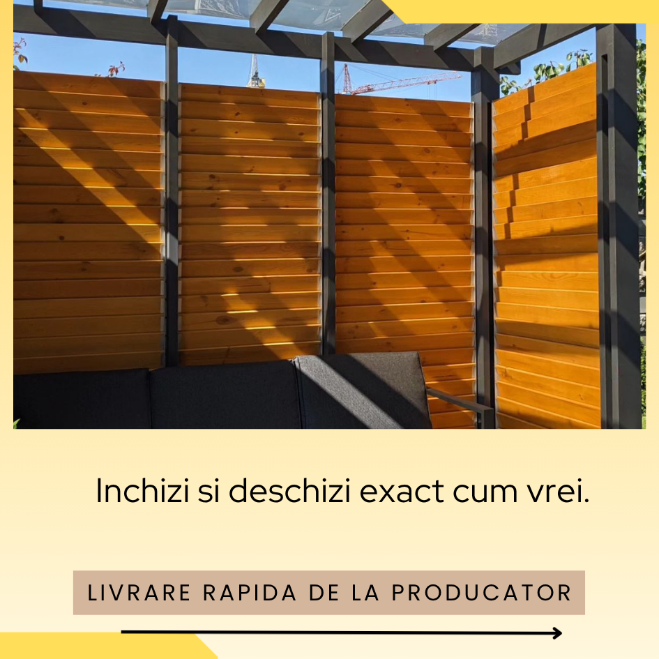 Set glisiere aluminiu 200 cm